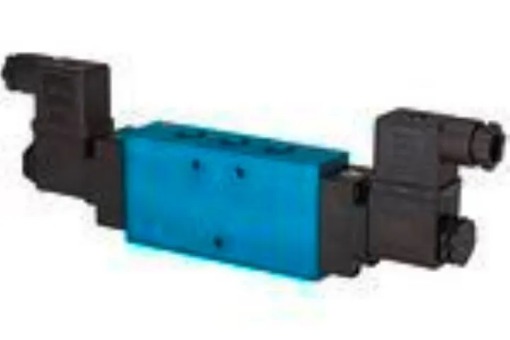 RIEGLER 5/2 Wegeventil beidseitig elektromagnetisch bistabil G1/4 24VDC