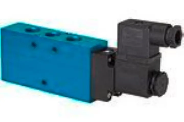 RIEGLER 5/2 Wegeventil einseitig elektromagnetisch monostabil G1/2 24VDC