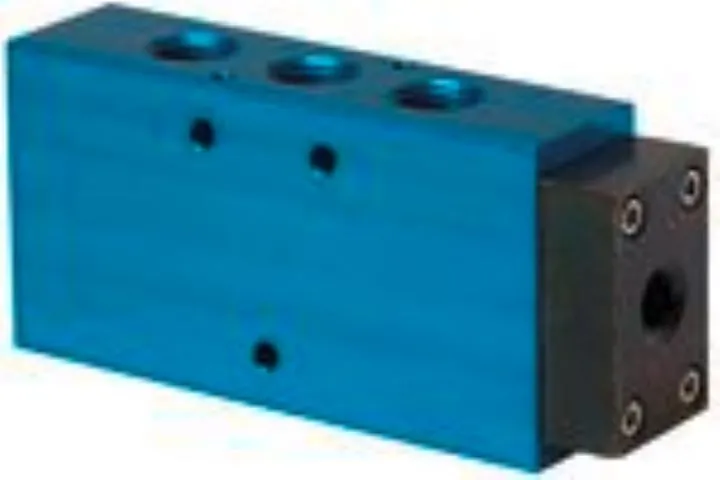 RIEGLER 5/2 Wegeventil einseitig pneumatisch monostabil G1/2 DN 15