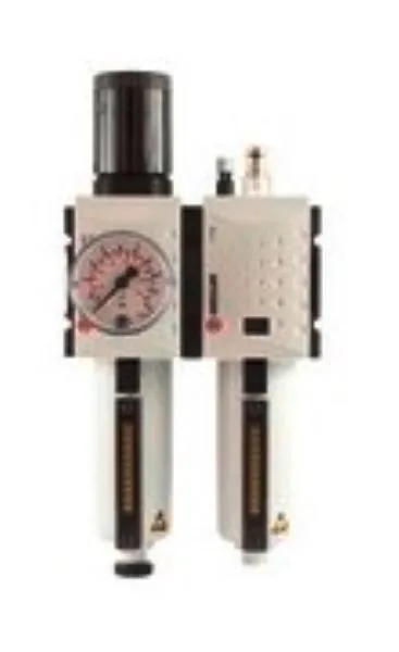 Riegler Wartungseinheit Futura 2 teilig mit Metallbehälter BG4 G3/4 0,2 bis 4 bar HA