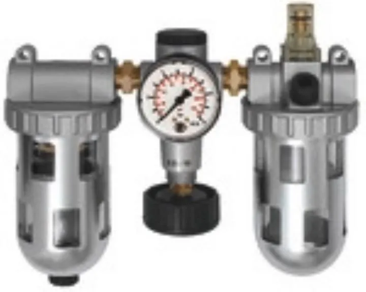 Riegler Wartungseinheit Standard 3 teilig mit PC Behälter und Schutzkorb BG3 G1