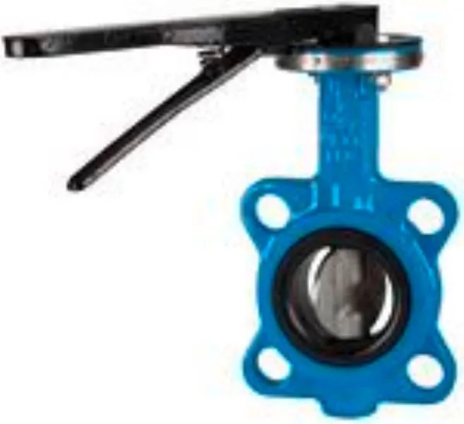 RIEGLER Zwischenflansch Absperrklappe Handhebel DN125