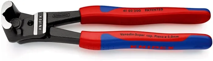 Bolzenvornschneider Gesamt-L.200mm Kopf pol.Mehrkomp.-Hüllen KNIPEX