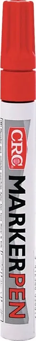 Permanentmarker MARKERPEN rot Strich-B.1-4,5mm Schreibspitze wasserfest CRC VE: 12St.