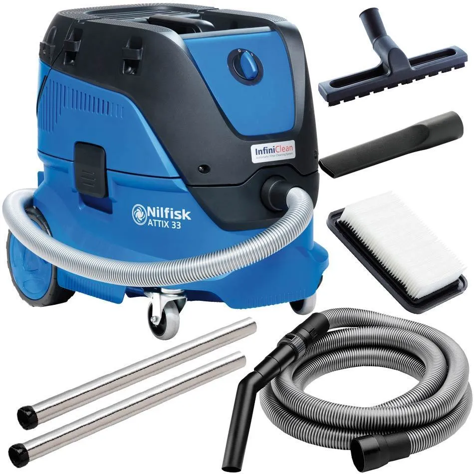 NILFISK Industriesauger ATTIX 33 01 IC Nass Trockensauger mit Autoclean 107412101