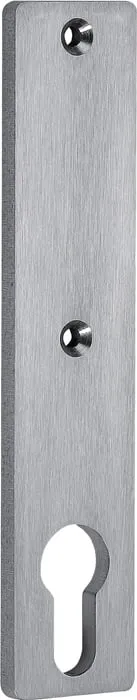 Zylinderkurzschild 427Z VA ma o.Drückerloch PZ 72mm AMF