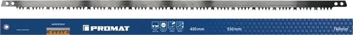 Bügelsägeblatt Blatt-L.530mm Hobelzahn f.frisches HO geh.Z.PROMAT