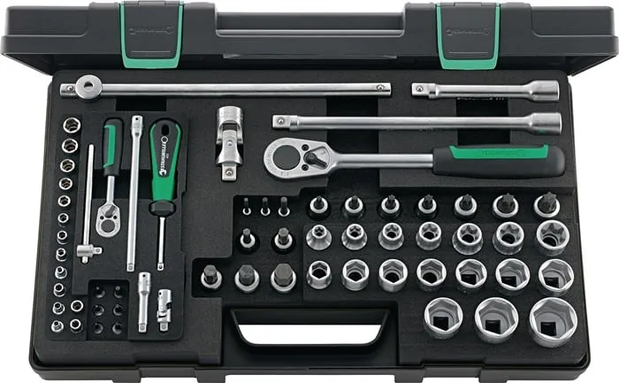 Steckschlüsselsatz 86TX 63-tlg.1/4+1/2 Zoll SW 4-30mm Z.22/36 6KT STAHLWILLE