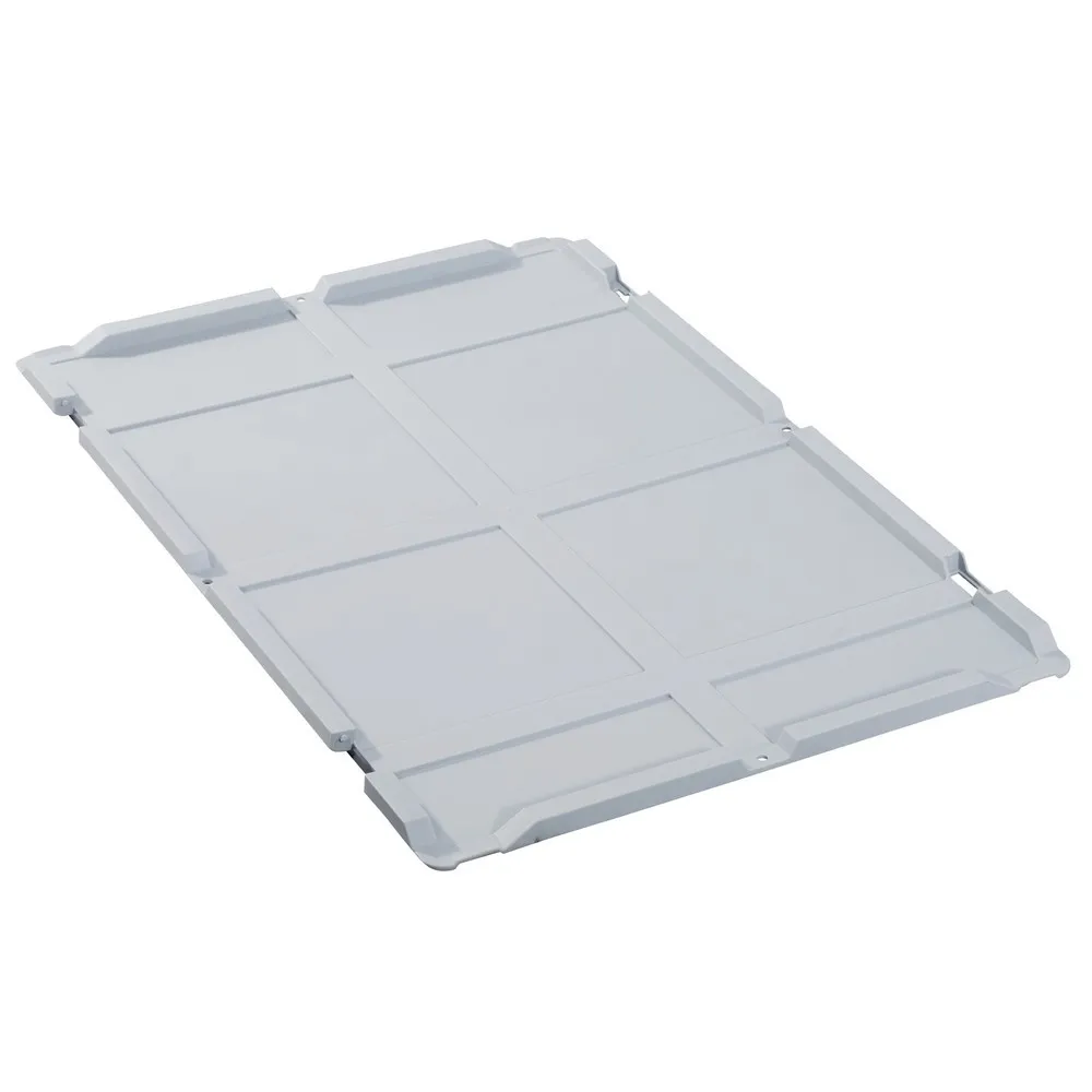 Allit Scharnierdeckel, ohne Verschlüsse, für Euro-Stapelbehälter, für BxT 400 x 300 mm
