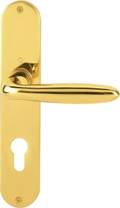 Langschildgarnitur Verona M151/302 MS F71 PZ 72mm DIN L/R HOPPE