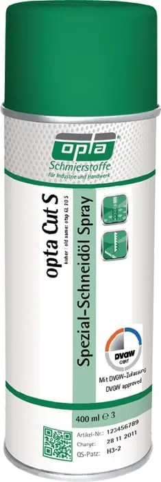 Spezialschneidöl Cut S DVGW 400 ml DVGW Spraydose OPTA VE: 12St.
