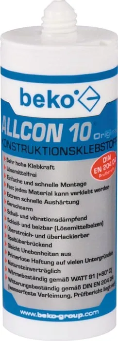 Konstruktionskleber Allcon 10 ® beige EN 204:D4 150 ml BEKO VE: 20St.