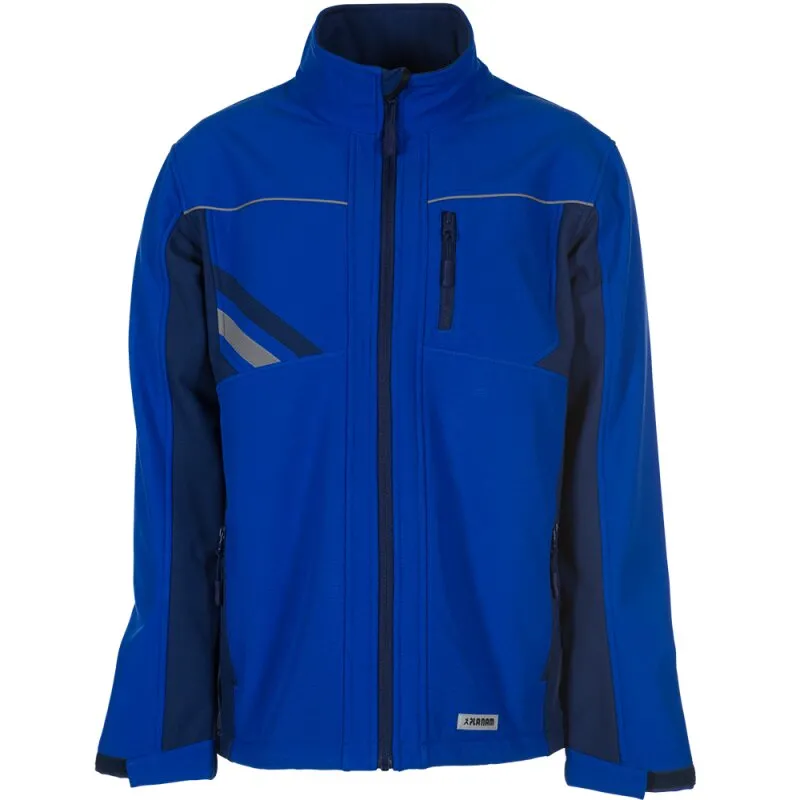 Softshelljacke Highline kornblumenblau/marine/zink 5XL