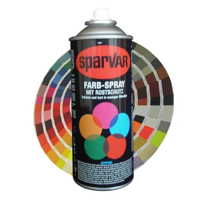 Sparvar Farb-Spray mit Rostschutz 400ml RAL 2000 - Gelborange