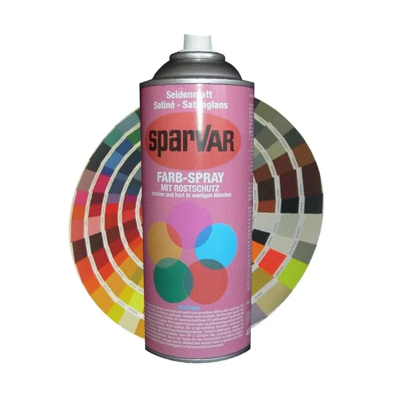 Sparvar Farb-Spray mit Rostschutz 400ml seidenmatt RAL 7038 - Achatgrau
