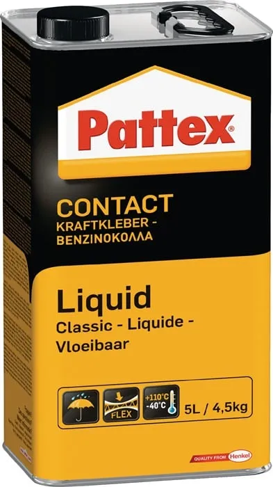Kraftkleber Classic Liquid -40GradC b.+110GradC 4,5kg Kanne PATTEX VE: 4St.