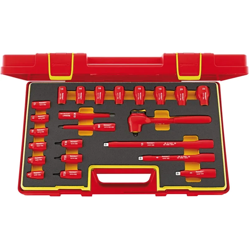 Stahlwille 12171/19/4 VDE Steckschlüssel-Satz 3/8"