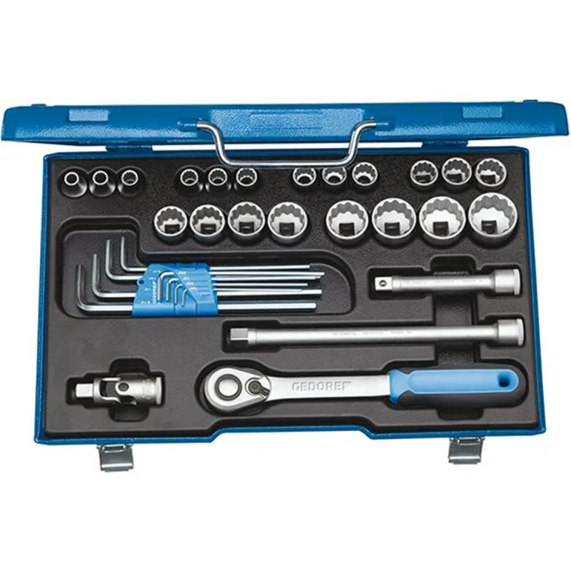 Steckschlüssel-Garnitur 1/2" D19WAU-20 31-teilig Gedore