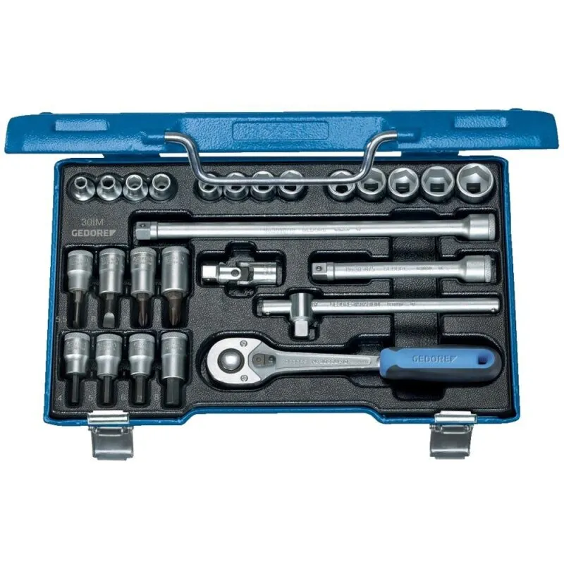 Steckschlüssel-Garnitur 3/8" 30IMU-10 26-teilig Gedore