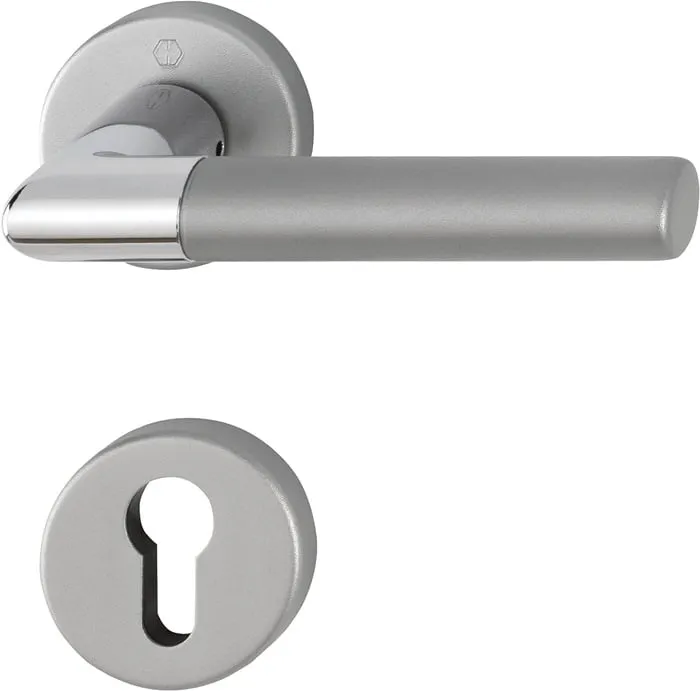 Rosettengrt.Lecce 1405/42KV/42KVS Alu.F49/F9-2 rd.PZ DIN L/R D/D HOPPE