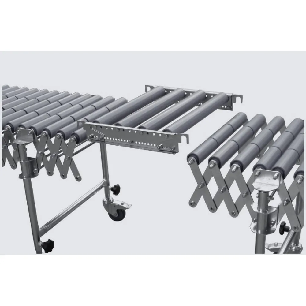 Verbindungsstück für BLUME Scheren-Rollenbahnen aus Stahl, Bahnbreite 400 mm