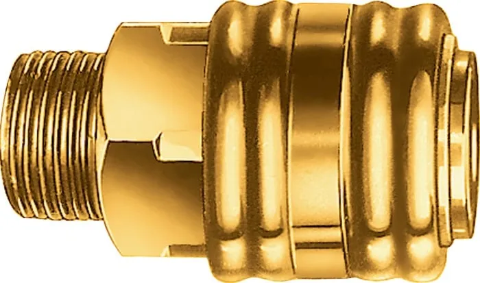 Schnellverschlusskupplung DN 7,2,AG MS Gew.G 3/8 16,66mm EWO VE: 10St.