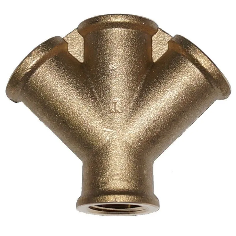 Verteiler Messing G1/2 3x Innengewinde