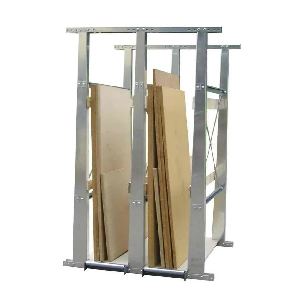 Vertikal-Plattenlager VLP, Grundfeld, HxBxT 2.400 x 1.560 x 2.000 mm, 2 Fächer