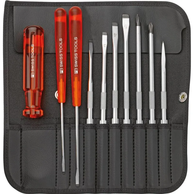 Wechselklingen-Satz 10-teilig in Rolltasche PB Swiss Tools