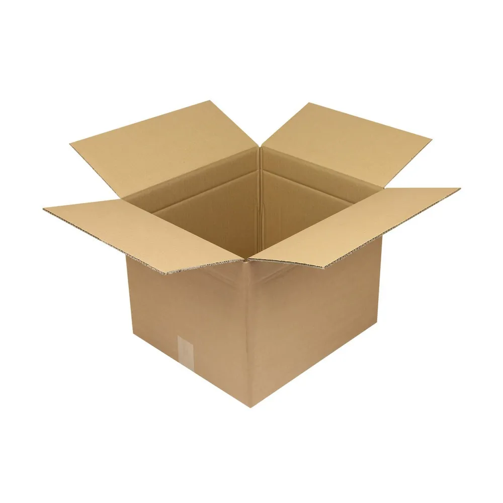 Wellpapp-Faltkarton 2-wellig, 420 x 370 x 323 mm, Qualität 2.30BC, braun