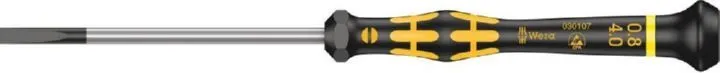 Wera Elektronik Schraubendreher ESD Schlitz 0,8 x 0,16 x 40 mm