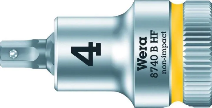 Wera Schraubendrehereinsatz 3/8 Zoll Innensechskant 4 x 35 mm