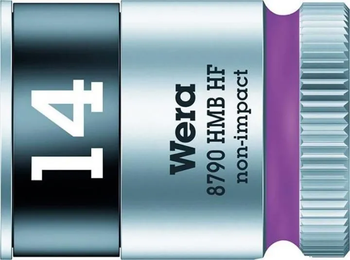 Wera Steckschlüsseleinsatz Sechskant 3/8 Zoll mit 14 mm