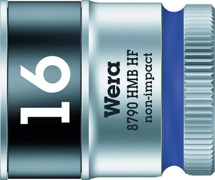 Wera Steckschlüsseleinsatz Sechskant 3/8 Zoll 16 mm mit Haltefunktion