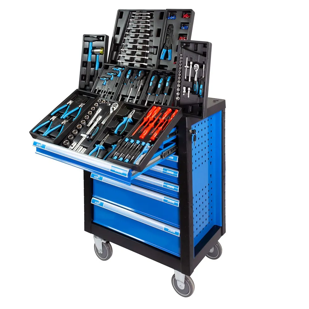 Werkstattwagen RAPTOR, inkl. 250-teiligem Werkzeugsortiment