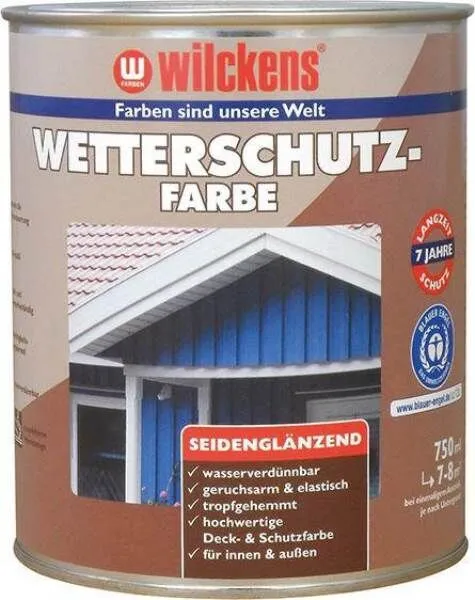 Wilckens Wetterschutzfarbe 750 ml anthrazitgrau (Inhalt: 0.75 Liter - 17.13 € / 1 Liter)