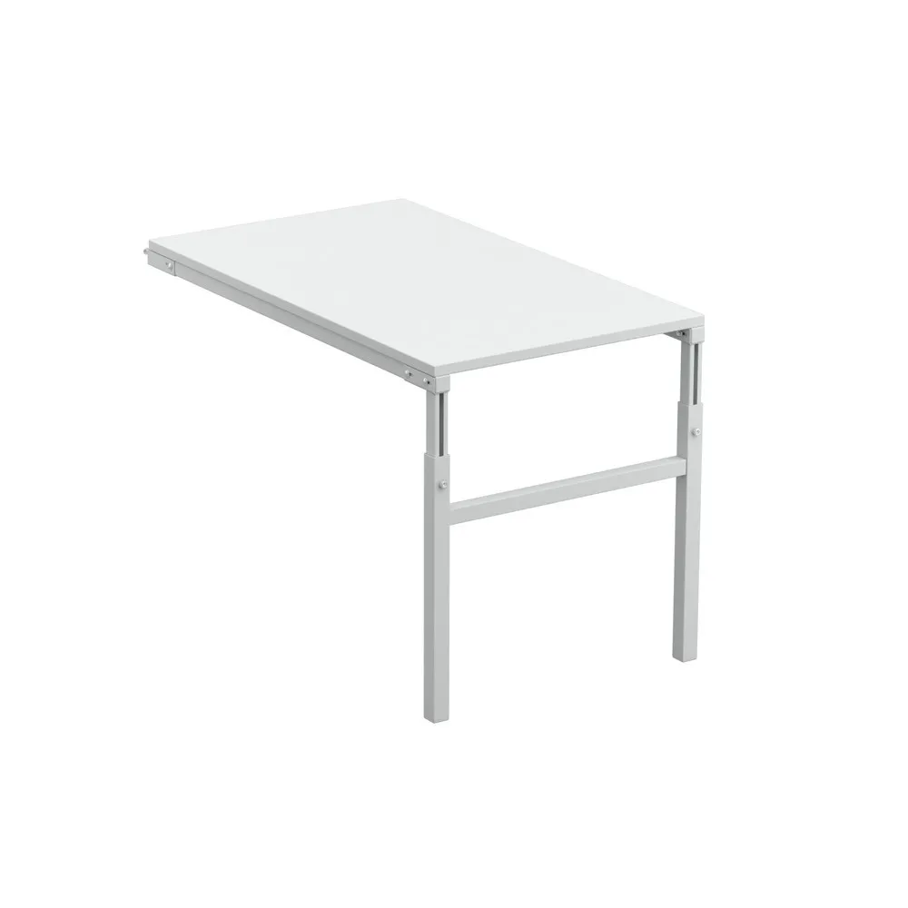 Winkel-Anbautisch für TRESTON Arbeitsplatzsystem, höhenverstellbar, TK 150 kg, BxT 1.000 x 500 mm