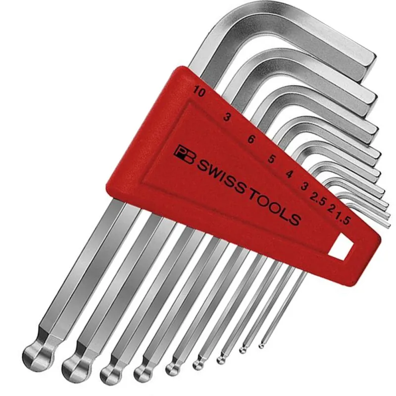 Winkelschraubendreher- Satz im Kunststoffhalter Kugelkopf PB Swiss Tools