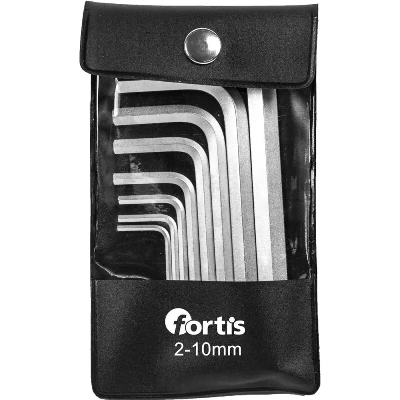 Winkelschraubendreher- Satz in Tasche 8-teilig 2-10 mm Fortis