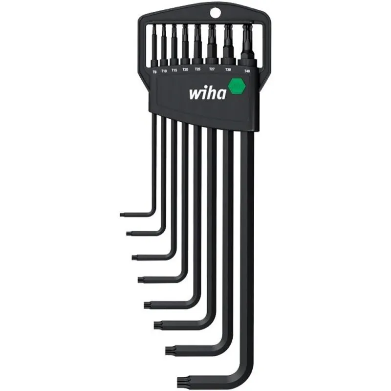 Winkelschraubendreher- Satz lang 8-teilig T9-T40 Kugelkopf Wiha
