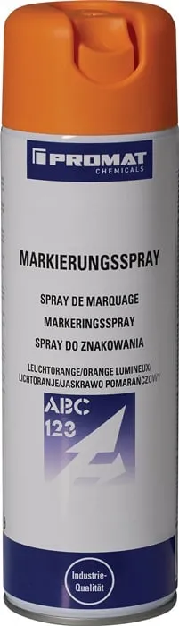 Markierungsspray leuchtorange 500 ml Spraydose PROMAT CHEMICALS VE: 12St.