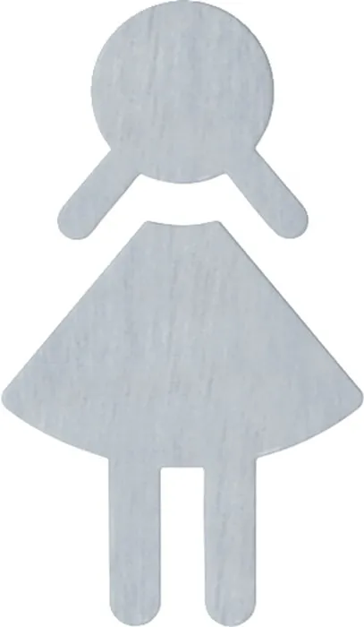 Symbol Frau 710XA.150.2 VA Farb-Nr.XA B.87mm H.150mm S.1,5mm HEWI