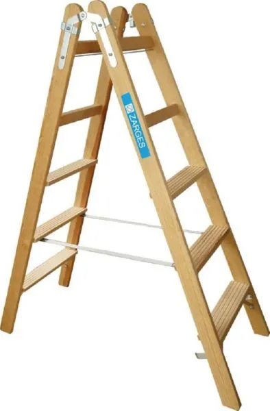 Zarges Stehleiter Holz Crestastep B 2 x 8 Stufen